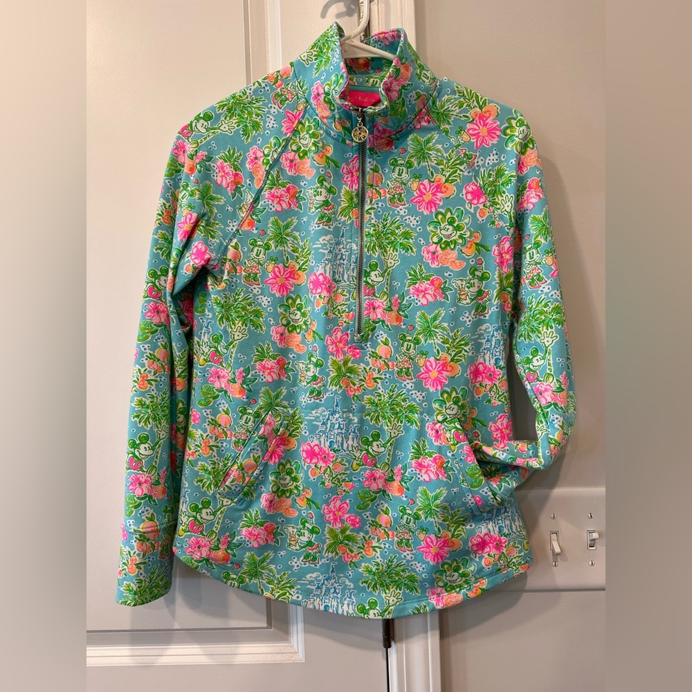Women’s Lilly Pulitzer 3/4 Disney Zipup, size XS.